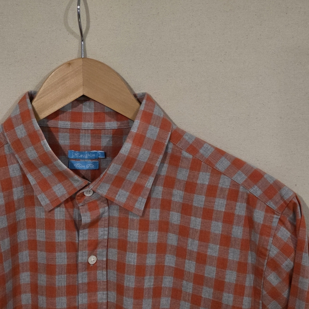 J. McLaughlin Trim Fit Button Down L